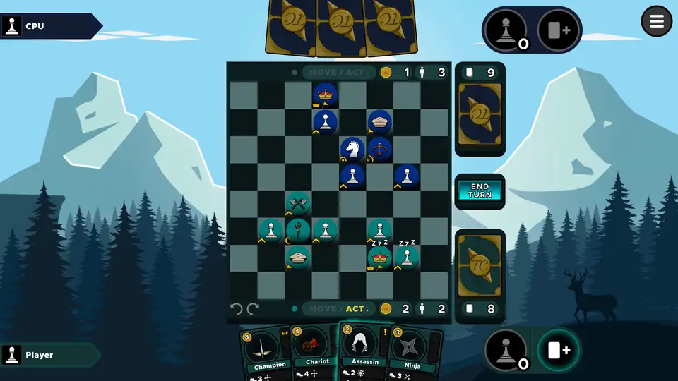 Top Check: A Chess Card Game screenshot 1