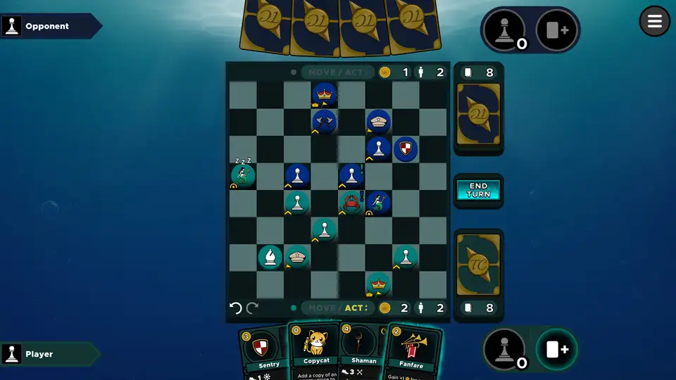 Top Check: A Chess Card Game screenshot 2