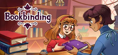 Bookbinding – Dark Cozy Sim cover art