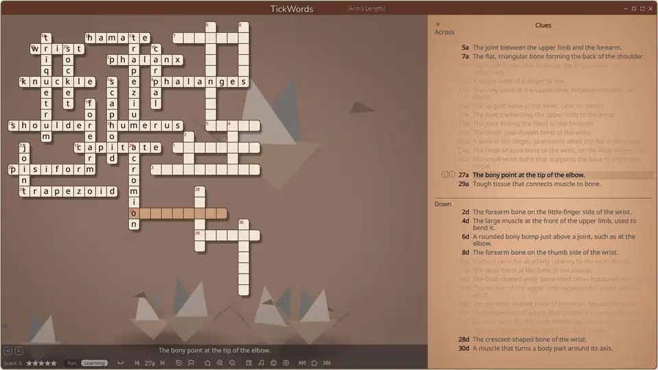 TickWords screenshot 2