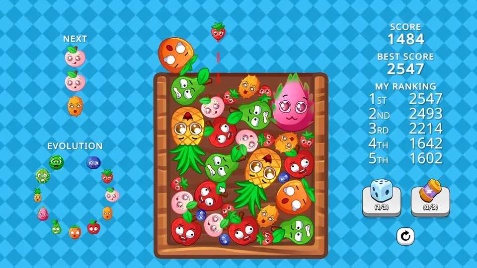 Suika Evolution: Shake & Merge screenshot 1
