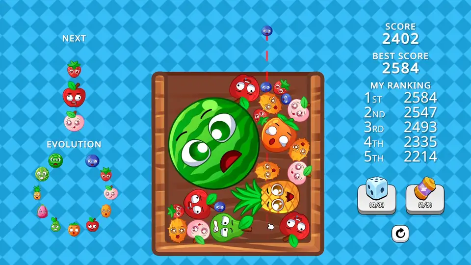 Suika Evolution: Shake & Merge screenshot 2