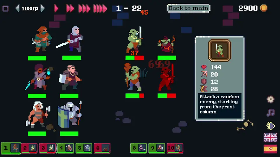 Dungeon Tactics: Idle, Incremental, Autobattler screenshot 1