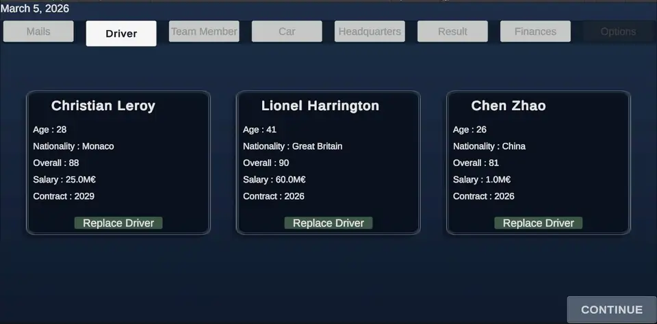 Racing Manager screenshot 3