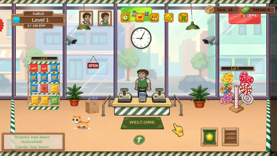 Supermarket Simulator: Idle Tycoon Clicker screenshot 1