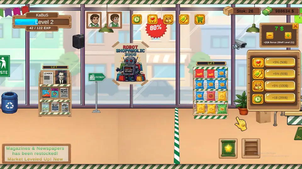 Supermarket Simulator: Idle Tycoon Clicker screenshot 2