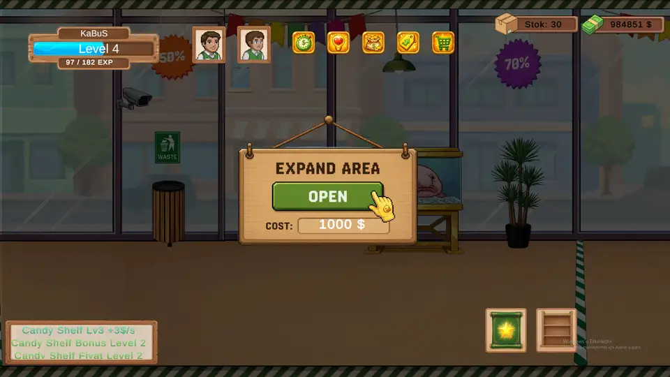 Supermarket Simulator: Idle Tycoon Clicker screenshot 3