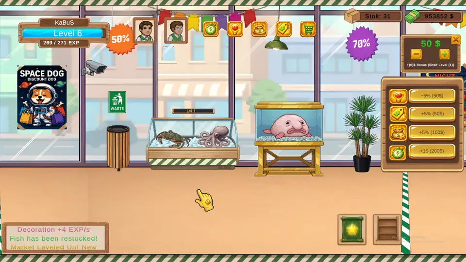 Supermarket Simulator: Idle Tycoon Clicker screenshot 4