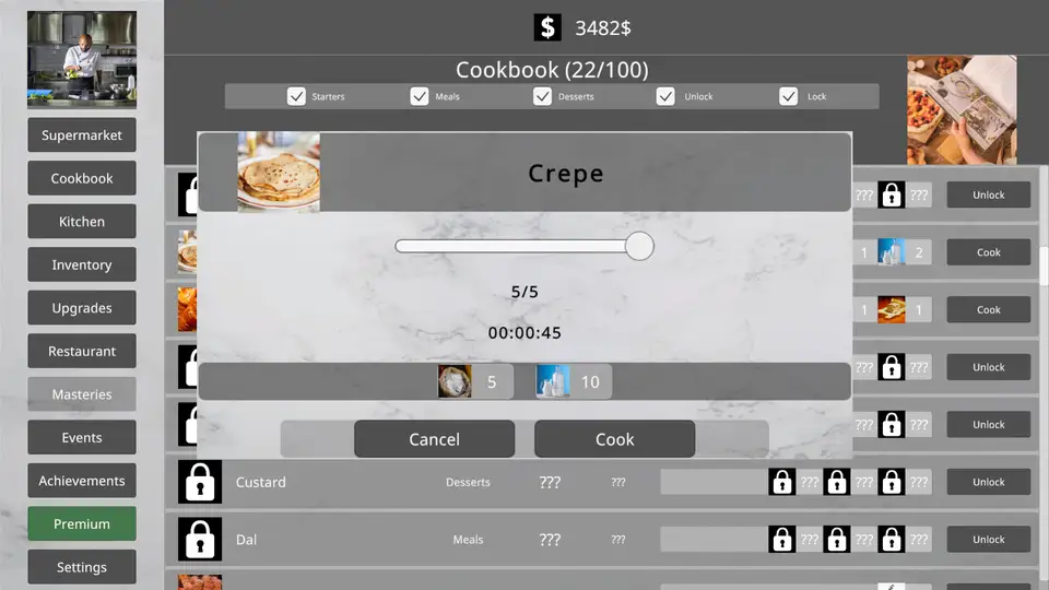 Professional Chef screenshot 1