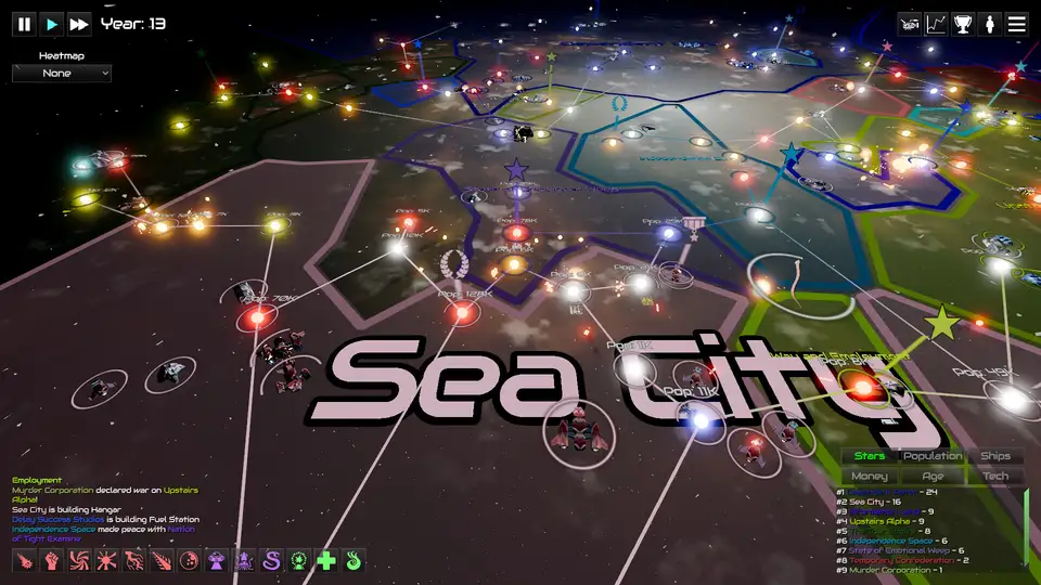 GalactiWar - Empire Simulator screenshot 1