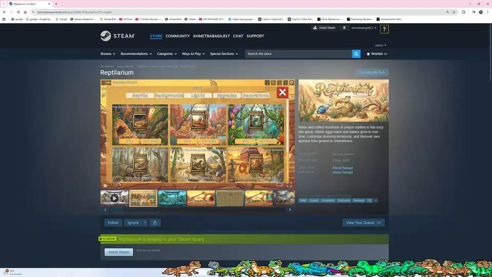Reptilarium screenshot 1