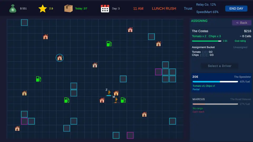 Rush Hour Relay screenshot 1