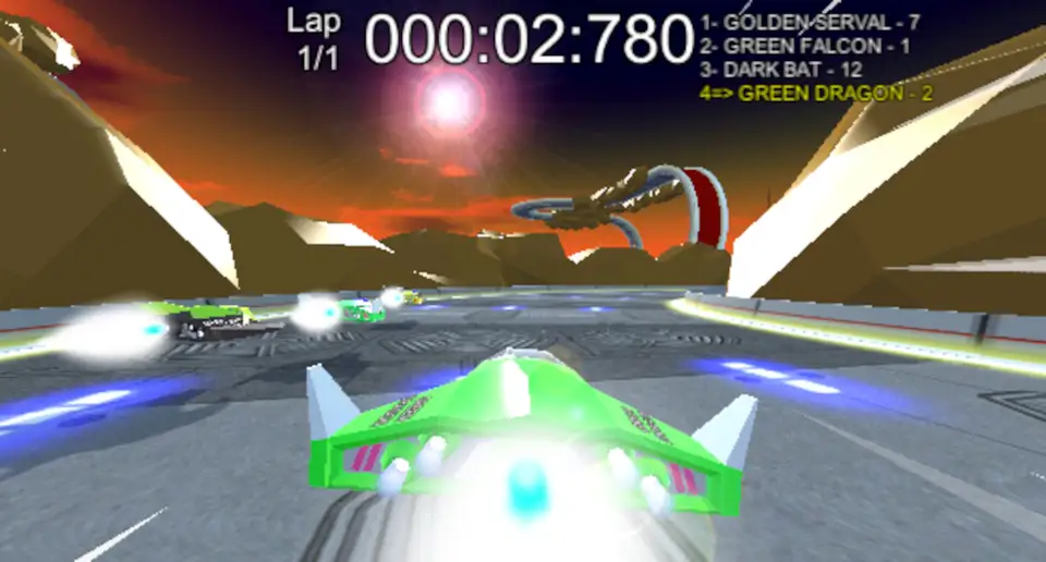VORTEX-G: Anti-Gravity Racing & Track Editor screenshot 4