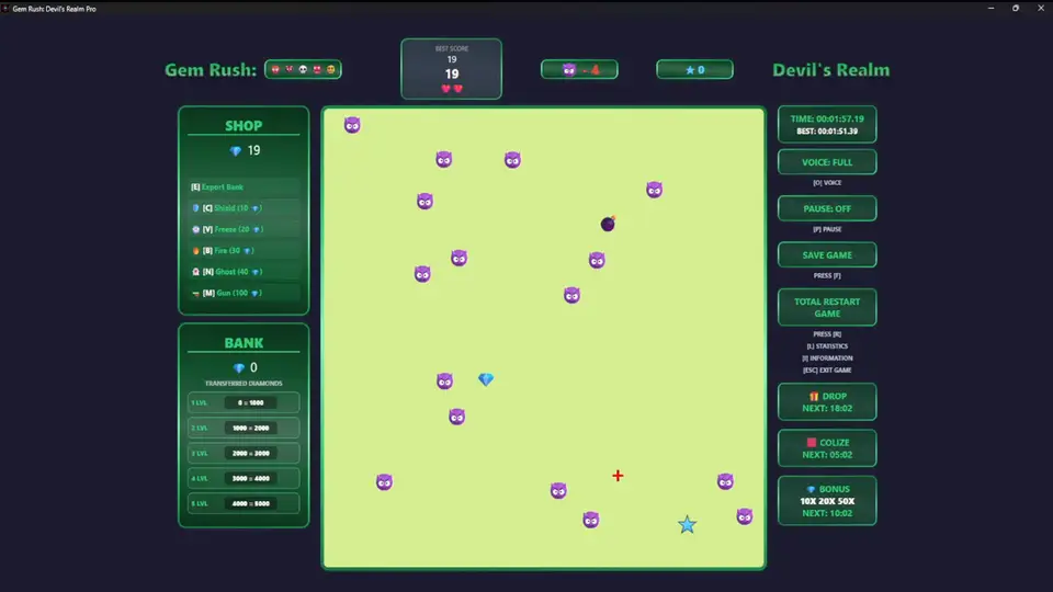 Gem Rush Devil's Realm screenshot 1