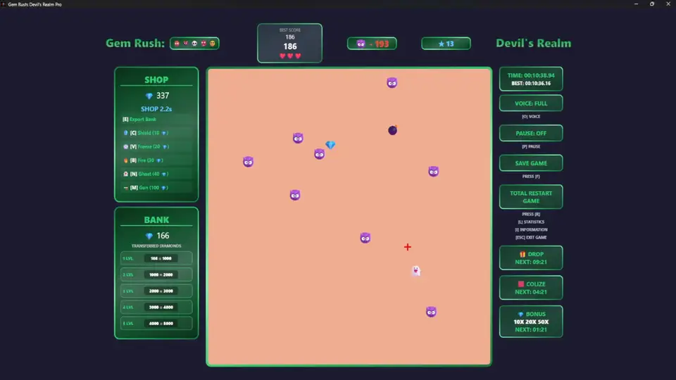 Gem Rush Devil's Realm screenshot 2