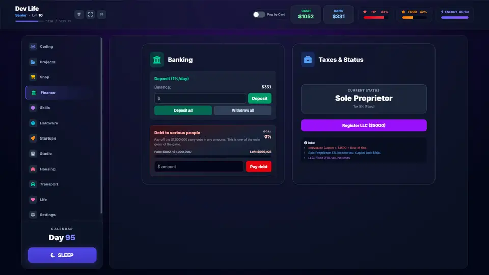 Dev Life: Tap & Code screenshot 2
