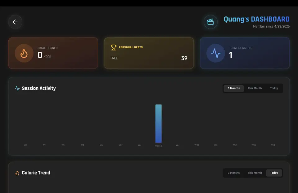 NinFit screenshot 3