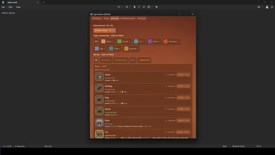 Type Hatcher screenshot 5