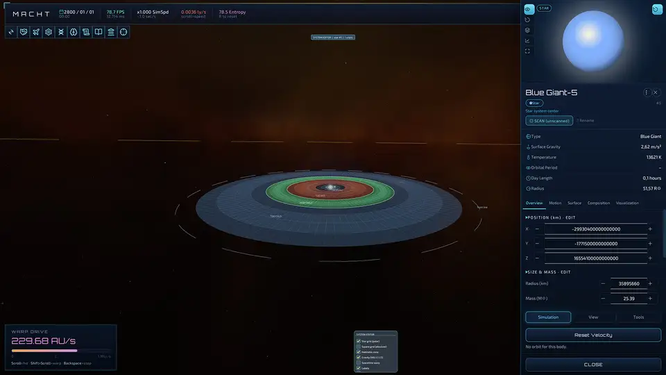 Macht: Cosmic Engine screenshot 2
