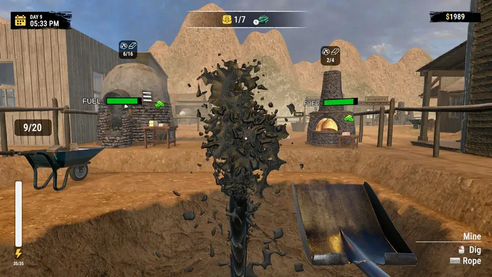 Wild West Miner Simulator: First Gun screenshot 1
