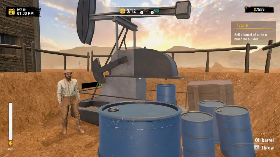 Wild West Miner Simulator: First Gun screenshot 3