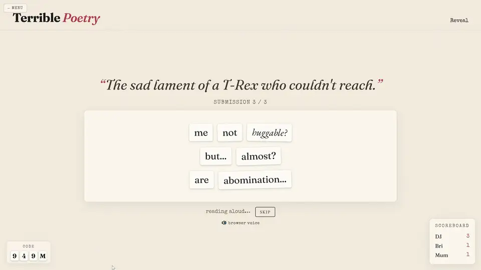 Terrible Poetry screenshot 5