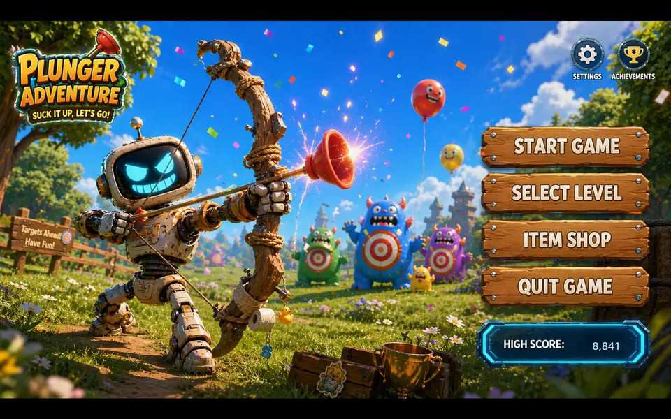 Plunger Archer: Wild Ranges screenshot 1