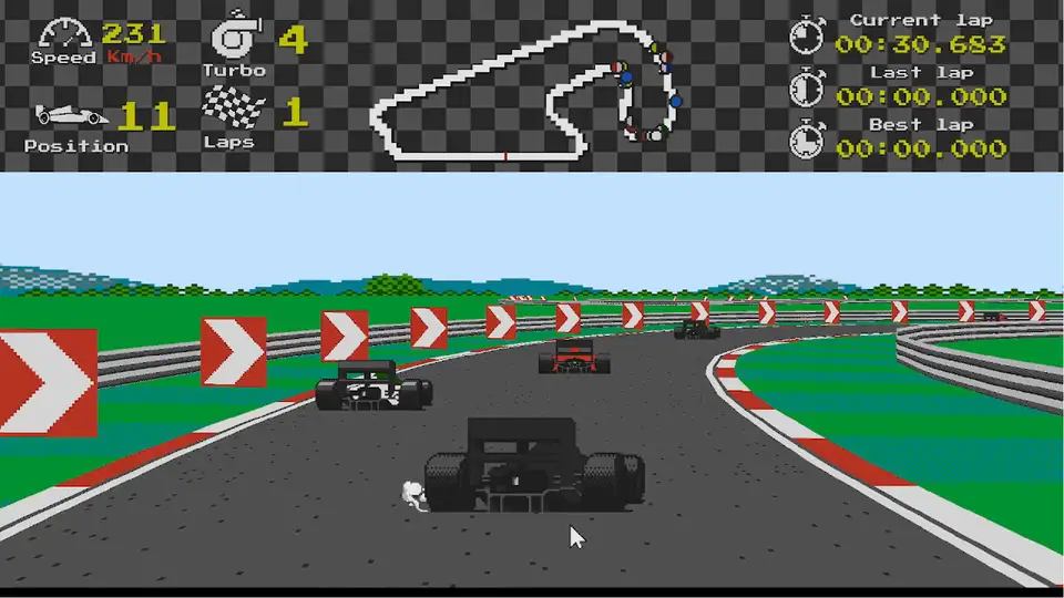 Arcade 80's Racing screenshot 1