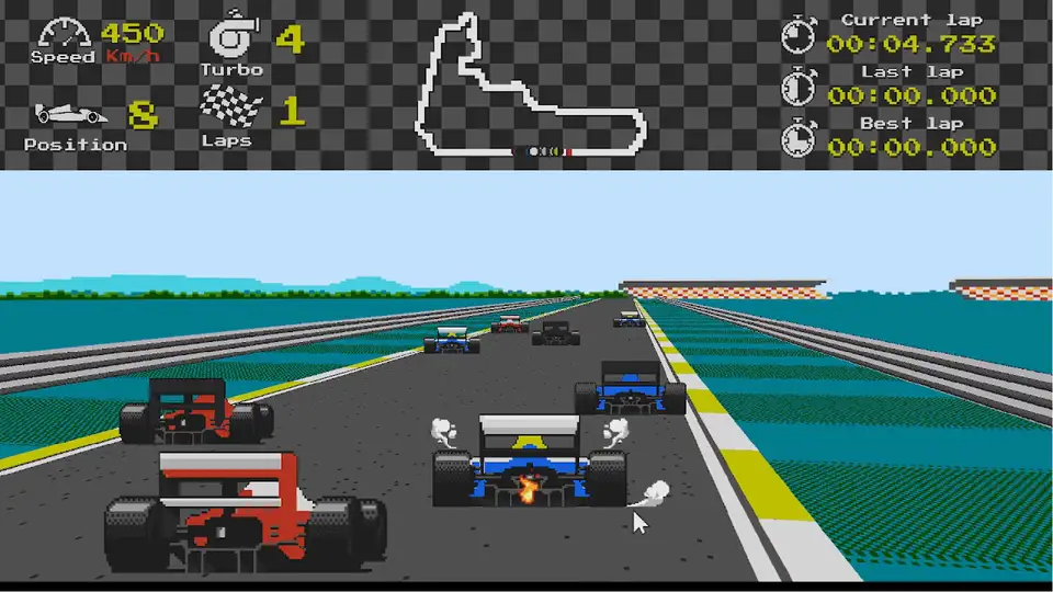 Arcade 80's Racing screenshot 2