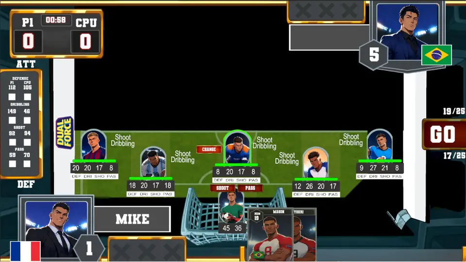 FootBall Card Battle screenshot 1