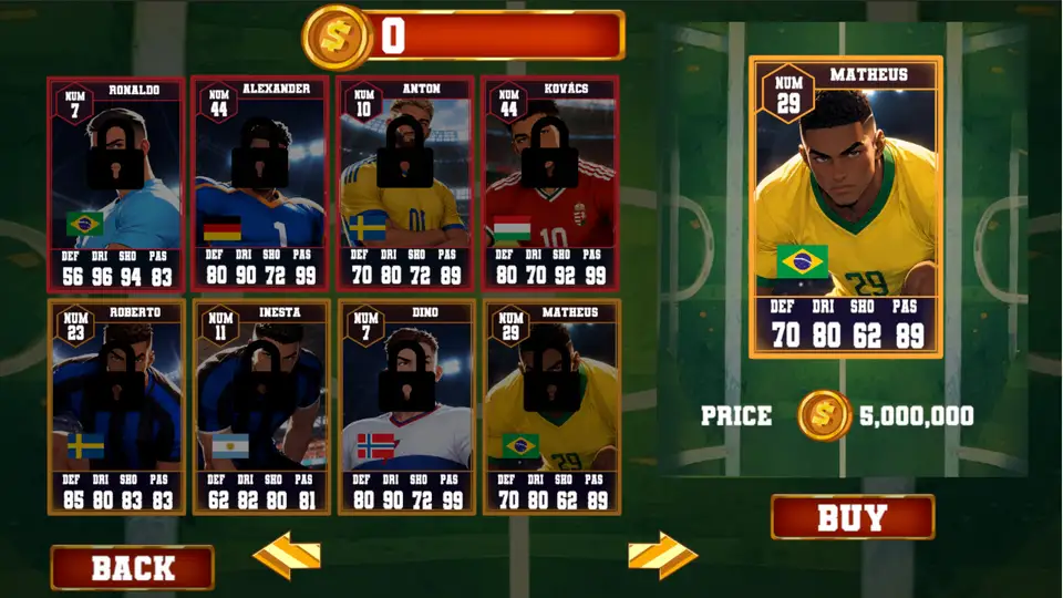 FootBall Card Battle screenshot 5