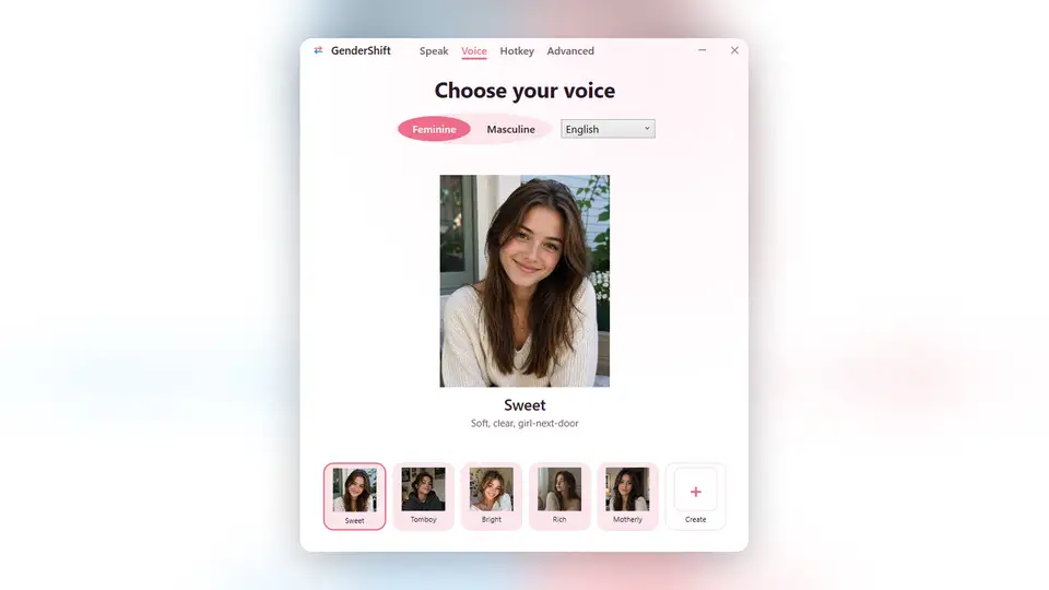 GenderShift screenshot 1