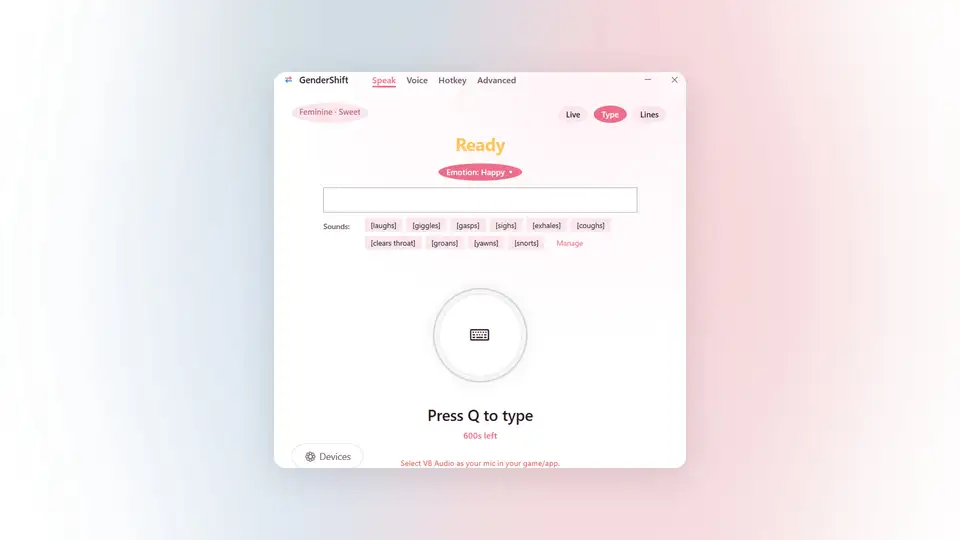 GenderShift screenshot 5