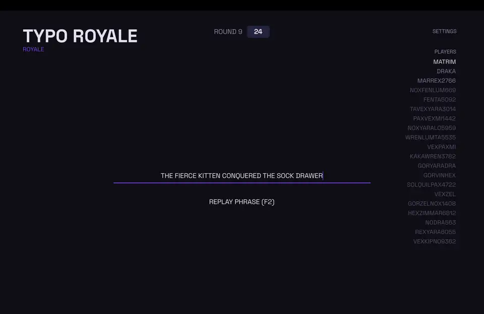 Typo Royale screenshot 1