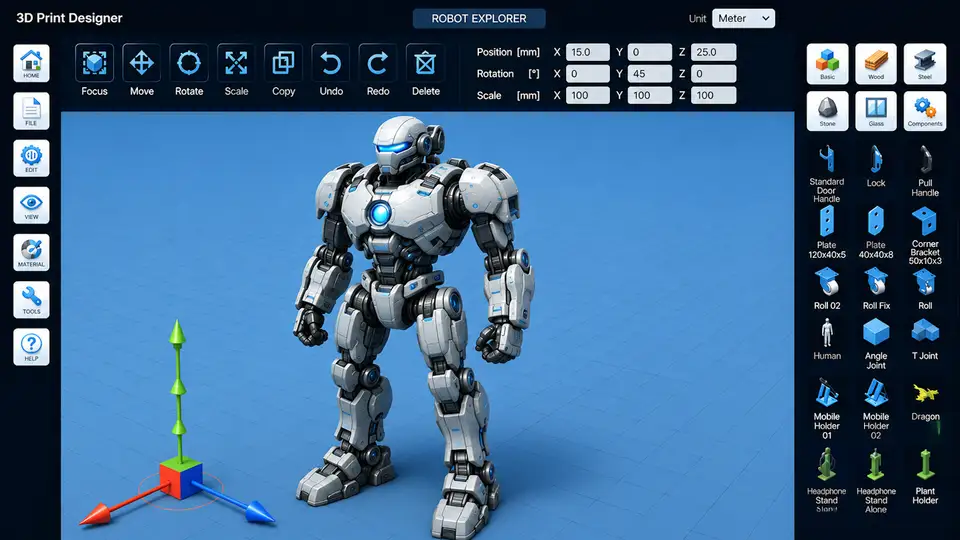 3D Print Designer screenshot 1