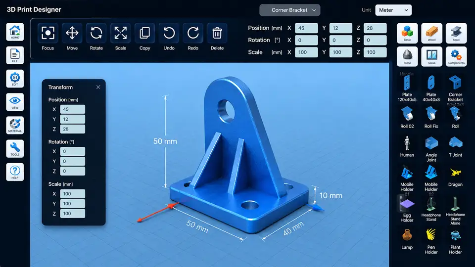 3D Print Designer screenshot 3