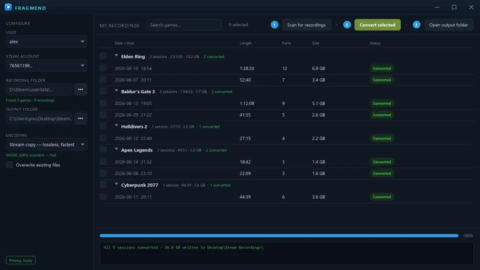 FragMend screenshot 5
