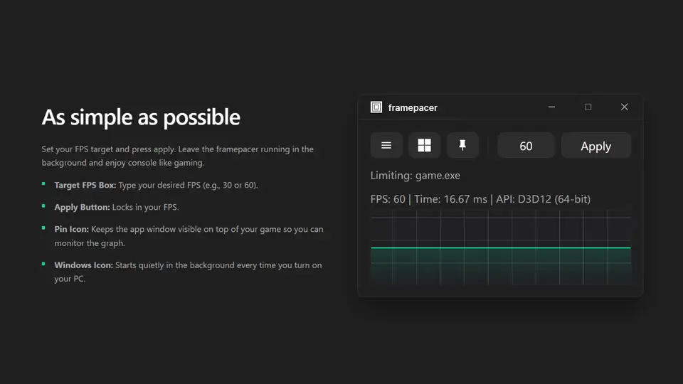 framepacer screenshot 1