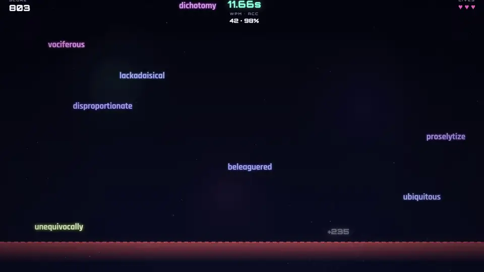 Typerain screenshot 6