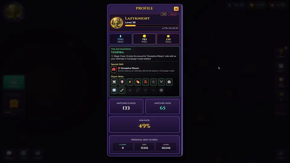 Hex Clash - The Fractured Combs screenshot 4