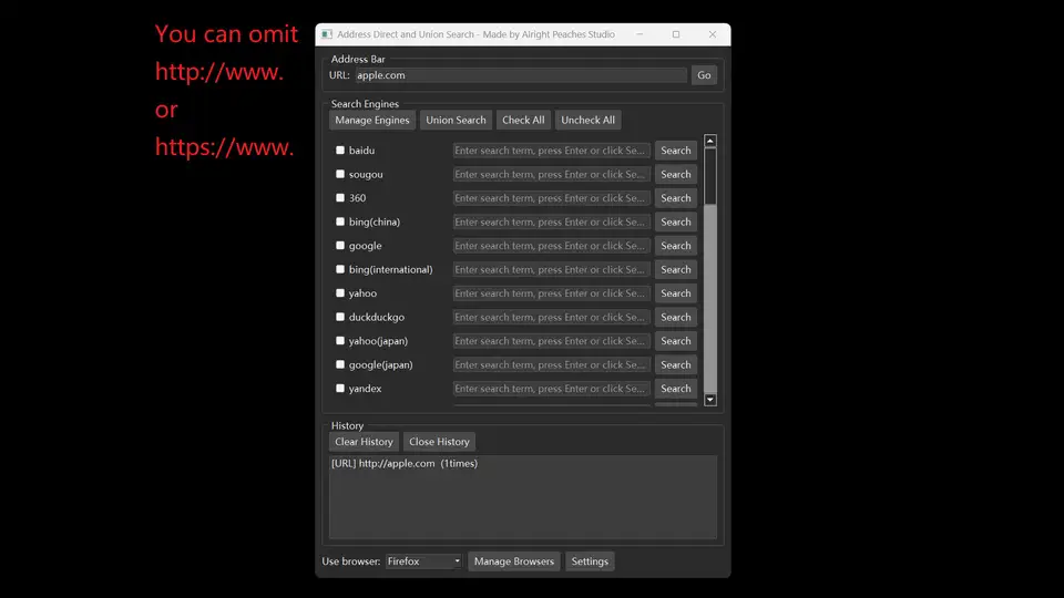 Address Direct and Union Search screenshot 4