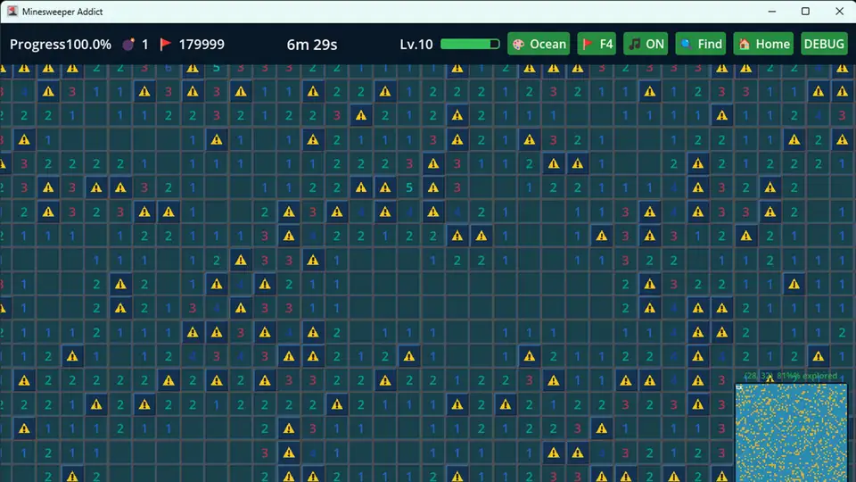Infinite Minesweeper Simulator screenshot 5