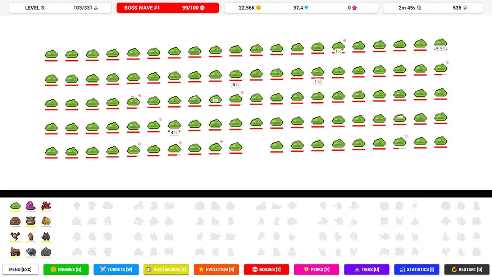 Idle Turrets Pixel Defense screenshot 5