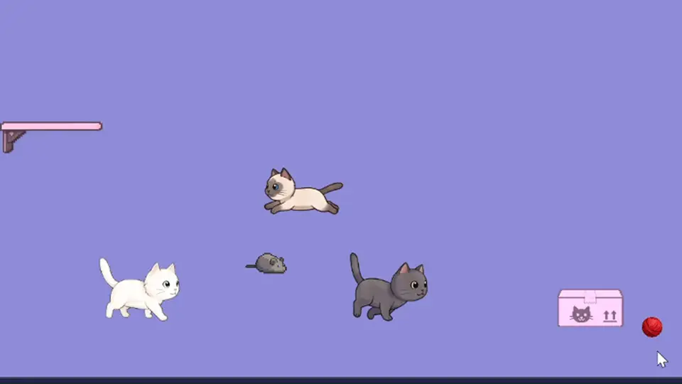 Desktop Pet: Idle Cats Cozy Chaotic Companions for your screen screenshot 4