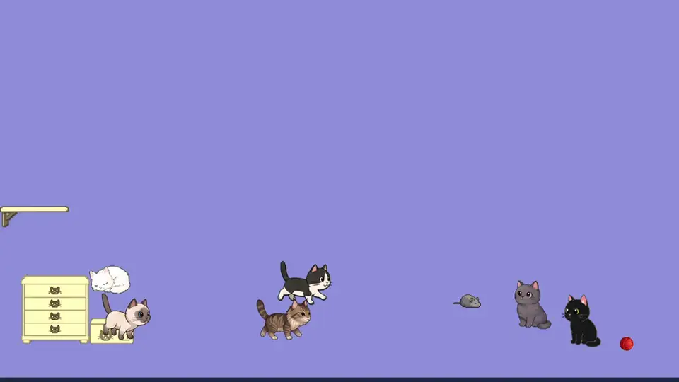 Desktop Pet: Idle Cats Cozy Chaotic Companions for your screen screenshot 6