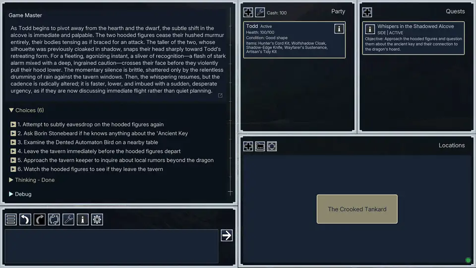Exo's CYOA screenshot 1