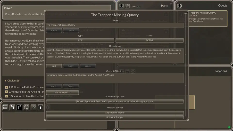 Exo's CYOA screenshot 5
