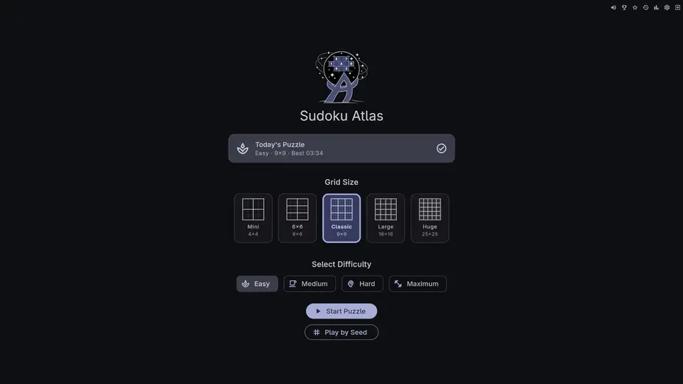 Sudoku Atlas screenshot 1
