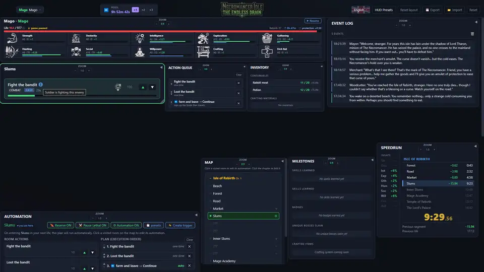 Necromancer Idle: The Endless Drain screenshot 3