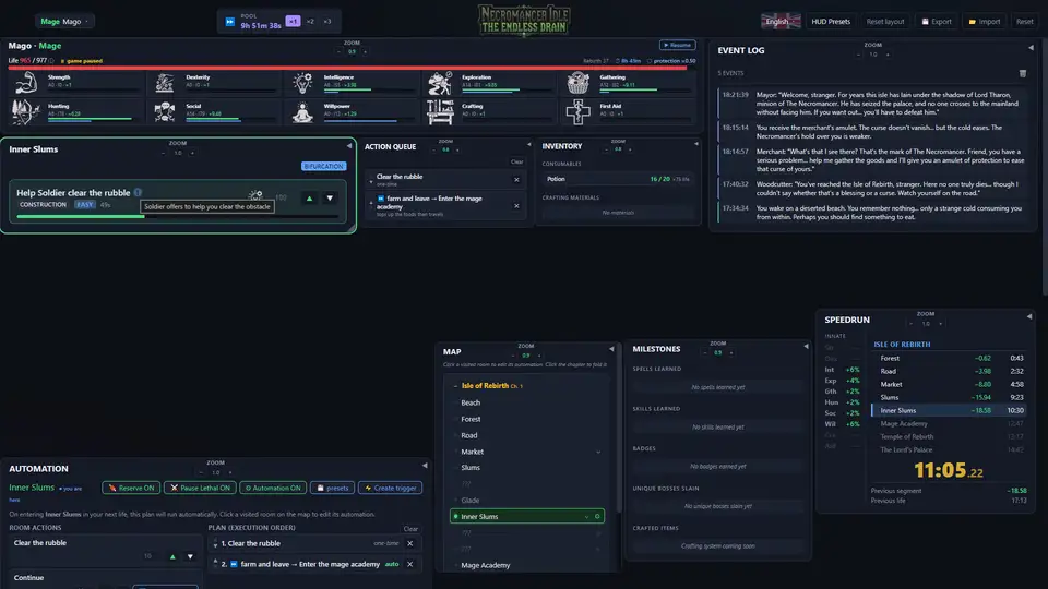 Necromancer Idle: The Endless Drain screenshot 4